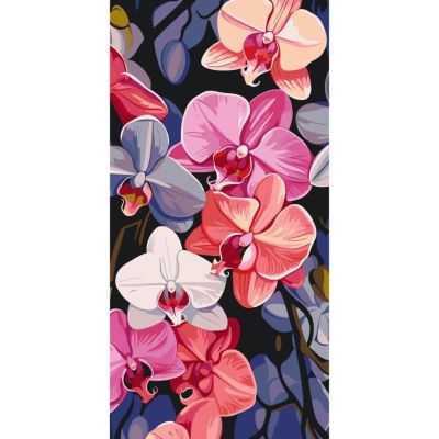 Картина за номерами Art Craft Яскраві орхідеї 40 х 80 см (13072-AC)