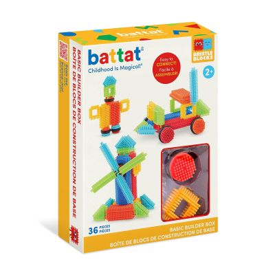 Конструктор Battat Lite Bristle Blocks Будівельник 36 деталей (BT3099Z)