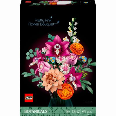 Конструктор LEGO Botanicals Милий рожевий букет квітів (10342)