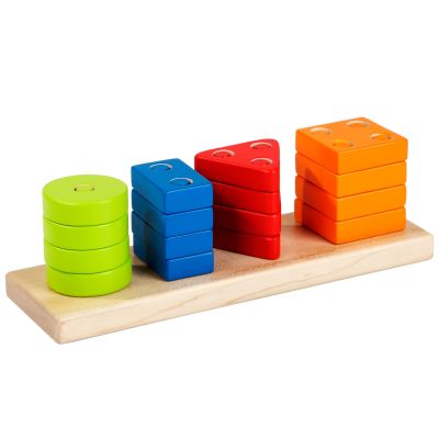 Дерев'яний конструктор Cubika Геометричний сортер LSG-2 (15337)