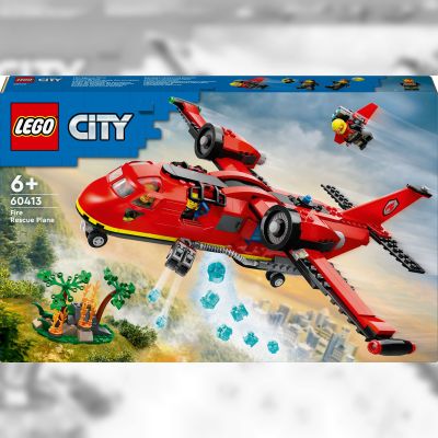 Конструктор LEGO City Пожежний рятувальний літак (60413)