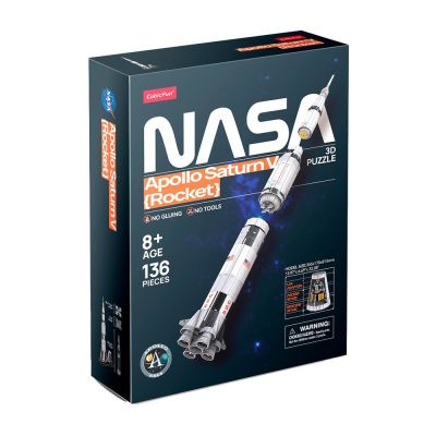 Тривимірний пазл CubicFun NASA Ракета Аполлон Сатурн-5 (DS1059h)