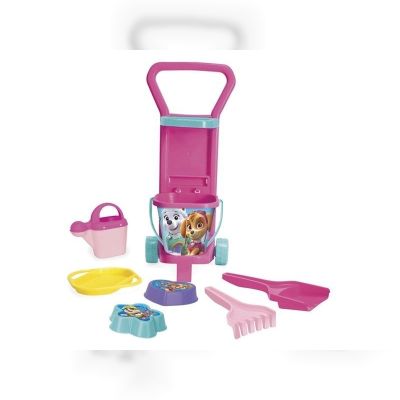 Набір для пісочниці Wader Paw Patrol рожевий з візочком (81570)