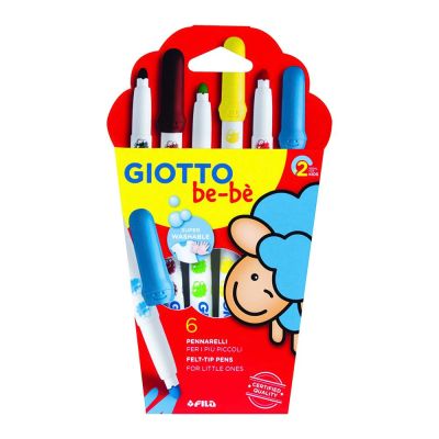 Фломастери Fila Giotto Bebe 6 кольорів (466600)