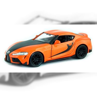 Автомодель Uni-Fortune Toyota Supra 2020 помаранчева (554053(E))