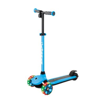Самокат Globber E-motion 4 блакитний з підсвічуванням (755-101)