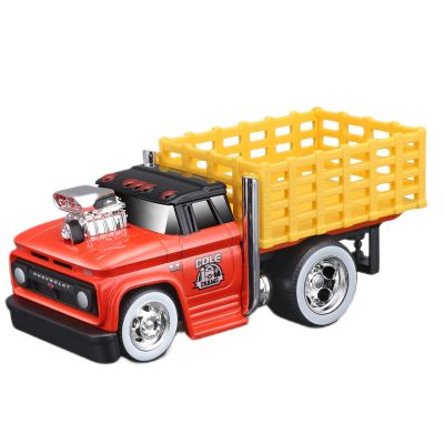 Автомодель Maisto Muscle Work Rigs 1966 Chevrolet C60 Stakebed orange (11610/11613)