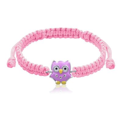 Браслет UmaUmi Сова рожевий (3531835825386)