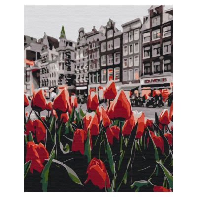 Картина за номерами Brushme Тюльпани Амстердаму (BS34169)