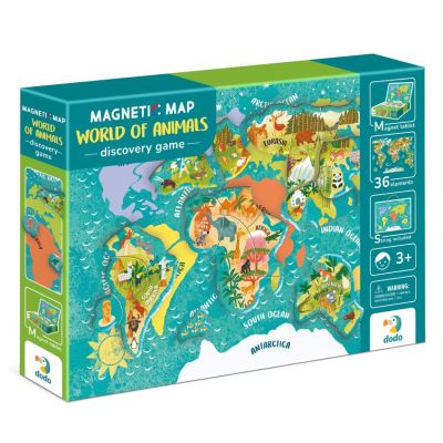 Магнітна мапа Dodo World of animals (200267)