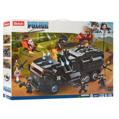 Конструктор Sluban Штаб поліцейських сил спец призначення 759 деталей (M38-B0773)