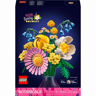 Конструктор ​LEGO Botanicals Мініатюрний сонячний букет (10347)