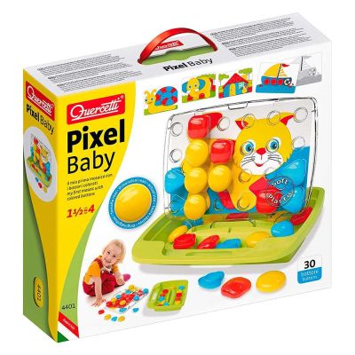 Набір для занять мозаїкою Великі фішки і дошка-кейс 46 мм 30 шт (4401-Q)