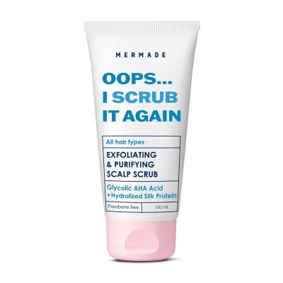 Скраб-пілінг для шкіри голови з АНА-кислотами та протеїнами шовку Mermade АНА Acid & Silk protein 100 мл (MRHA001)