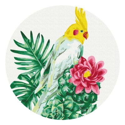 Картина за номерами Brushme Тропічний папуга (RC00057M)