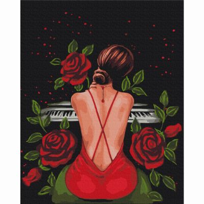 Картина за номерами Brushme Мелодія серця Alla Berezovska 40х50 см (BS54157)