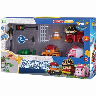 Ігровий набір Robocar Poli GoGo Міська серія (ZR-913)