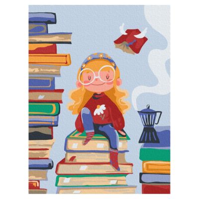 Картина за номерами Brushme Книжкова фея (KBS0122)