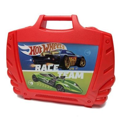 Гаражний кейс для машинок Hot Wheels червоний (HWCC16/2)