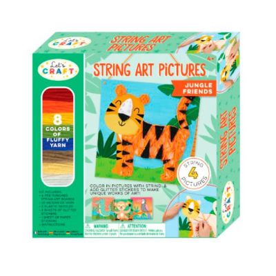 Набір для творчості Let's Craft String Art Тропічні джунглі (SAP002)