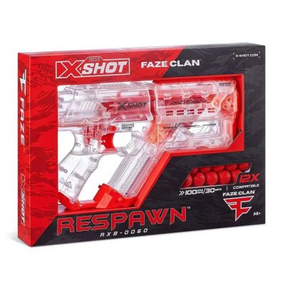 Швидкострільний бластер X-Shot Chaos Faze Respawn (36499)