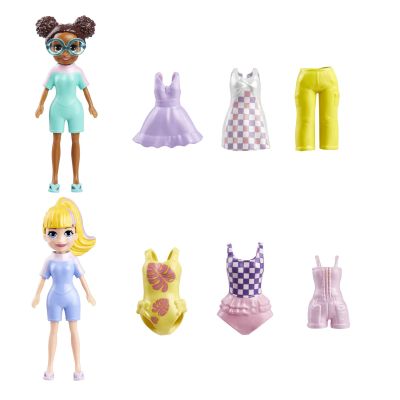 Ігровий набір Polly Pocket Модний гардероб для двох Серфінг (HNF51/4)