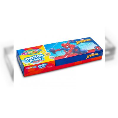 Набір гуаші Colorino Людина-павук 12 кольорів 20 мл (91819PTR)