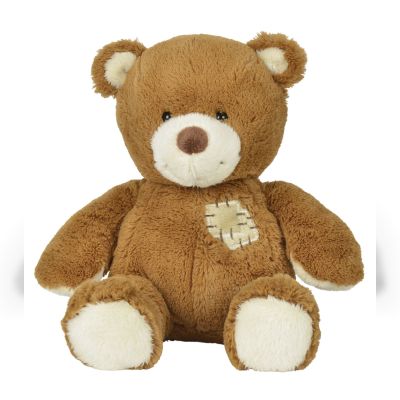 М'яка іграшка Nicotoy Ведмежа з заплаткою коричневе 25 см (5830718/1)