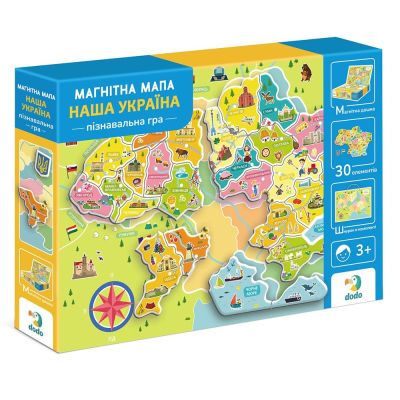 Магнітна мапа Dodo Наша Україна (200268)