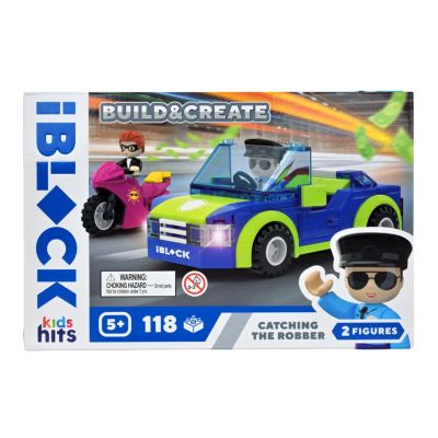 Конструктор IBLOCK Build & create Catching the robber 118 деталей (KH41/003/2)