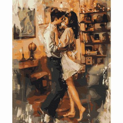 Картина за номерами Brushme В обіймах кохання (BS53918)