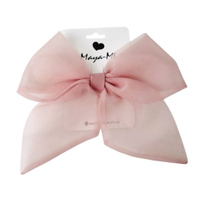 Заколка Мауа-МІ Бантик Невагомість пудровий (0199-0147-1-1)