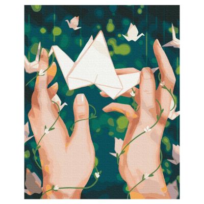 Картина за номерами Brushme Орігамі (BS53638)