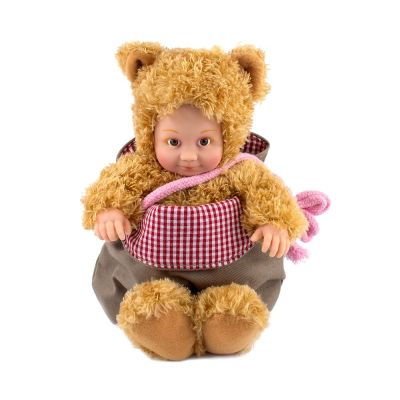Ігровий набір Anne Geddes Маленьке Ведмежатко з сумкою та стікерами 23 см (21071AG)