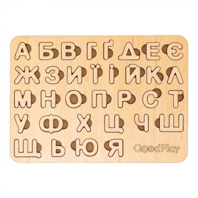 Пазл-сортер Good Play Абетка дерево (PS-4-007)