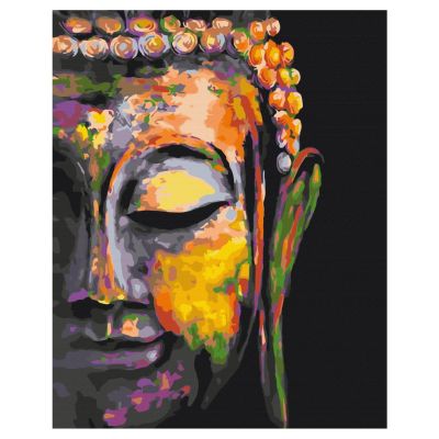 Картина за номерами Brushme Різнобарвний Будда (BS30220)