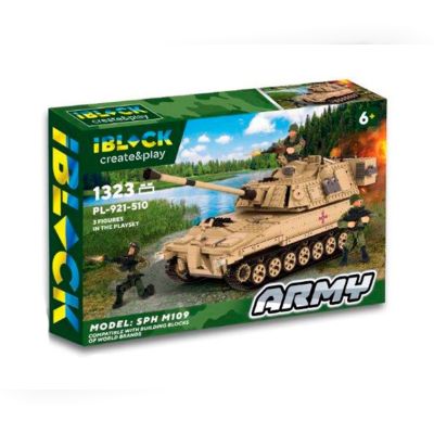 Конструктор IBLOCK Армія SPH M109 1323 деталі (PL-921-510)