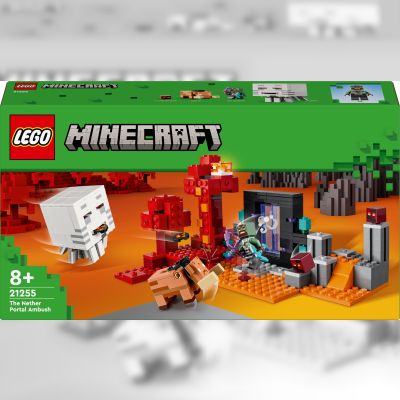 Конструктор LEGO Minecraft Засідка біля порталу в Нижній світ (21255)