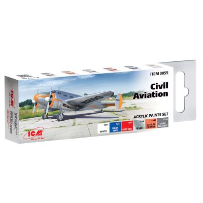 Набір фарб ІСМ Для цивільної авіації (3055)
