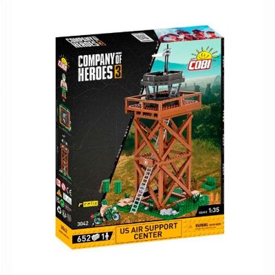 Конструктор Cobi Company of Heroes 3 USA Центр Авіапідтримки 652 деталі (COBI-3042)
