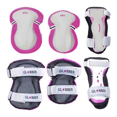 Захисний комплект для дітей GLOBBER рожевий 25-50 кг (541-110)