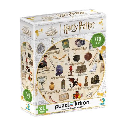 Пазл DoDo Harry Potter Easy-XL Посібник для чарівників 770 елементів (200569)