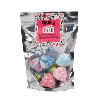 Бомбочки для ванни Create It! Райдужні бомбочки 7 шт (84418)