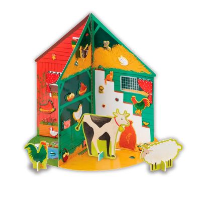 Розвиваючий набір Let's craft Навколишнє середовище – амбар 3d (PSP-03)