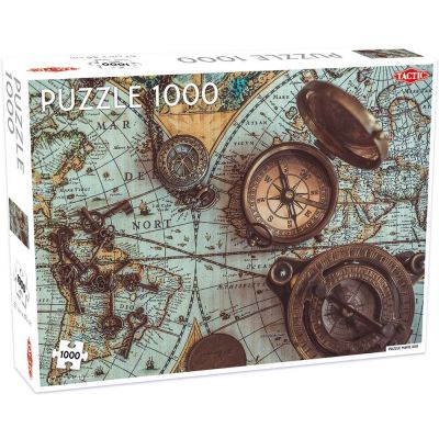Пазл Tactic Вінтажна морська карта 1000 елементів (56756)