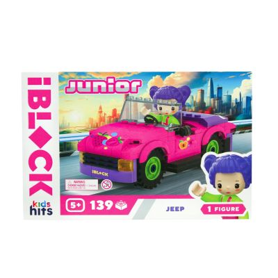 Конструктор IBLOCK Junior Kids hits Джип 139 деталей (KH08/012/01)