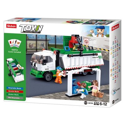 Конструктор Sluban Town Сміттєвоз з поділом сміття (M38-B0780)