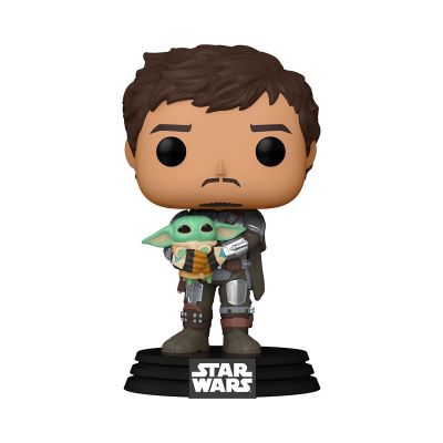 Фігурка Funko Pop Star Wars Мандалорец с Грогу (54525)