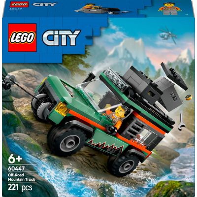 Конструктор LEGO City Позашляхова гірська вантажівка 4x4 (60447)