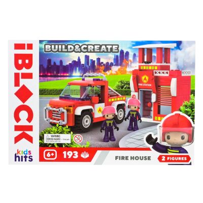 Конструктор IBLOCK Junior Kids hits Build & create Fire house (KH43/002/1)